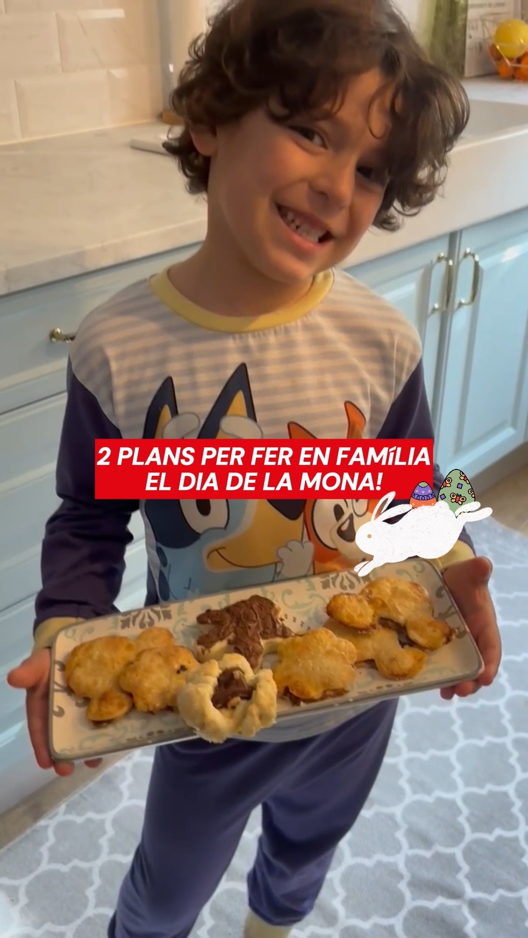 ☝️🥰 Us portem dos suuuper plans per fer en família demà, dilluns de pasqua!! 🐣🐣🐣 Aquest any nosaltres optarem per fer galetes de xocolata i pintar conillets 🐰❤️ I vosaltres? Què fareu? Deixeu-nos-ho a comentaris!

#diadelamona #dillunsdepasqua #queferenfamilia #queferambnens #queferacornella #cornella #cornelladellobregat