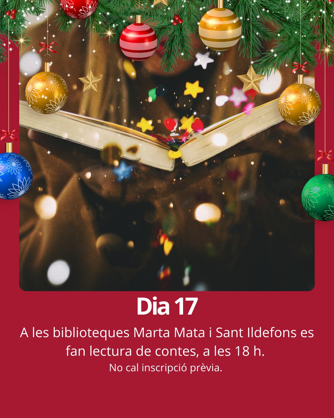 Els contes ens ajuden a fer volar la nostra imaginació!

#cornella #Cornellà #cornelladellobregat
#Cornellàdellobregat #baixllobregat
#ajuntamentcornella #queferacornella #nadalacornella
#nadal2025 #calendariadventcornella