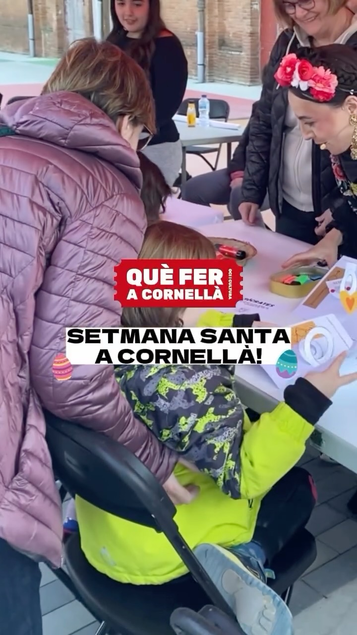 📝AGENDA de les activitats culturals i familiars a fer a #Cornellà aquesta #SETMANASANTA!! 👏

#queferacornella #cornella #cornelladellobregat