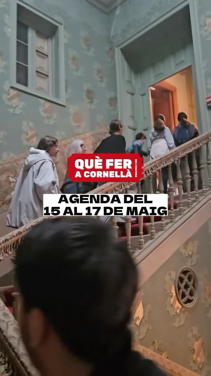 📝AGENDA de mes activitats culturals i familiars a fer a #Cornellà del 15 al 17 de maig!!

#queferacornella #cornelladellobregat #cornella #ajuntamentdecornella