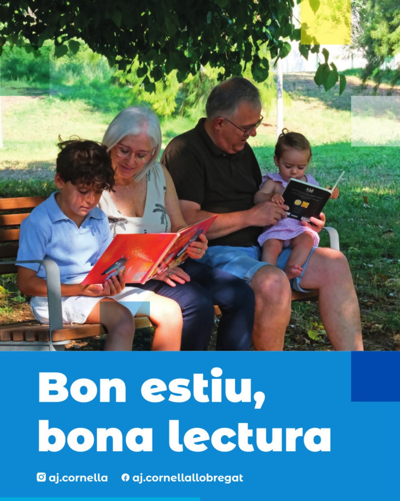 ✨✨ Cornellà, us desitgem un BON ESTIU I BONA LECTURA! Nosaltres ens acomiadem de les xarxes fins al setembre ☀️

Aprofitarem per descansar, llegir, passejar per la ciutat, menjar gelats i estar amb els amics i la família... Esperem que aquest mes d’agost també pugueu gaudir de tot això i molt més! 💛

Ens tornem a veure amb més cultura i activitats a la tornada! Gaudiu de l’estiu ☀️☀️

#queferacornella #cornelladellobregat #cornella #cornellà