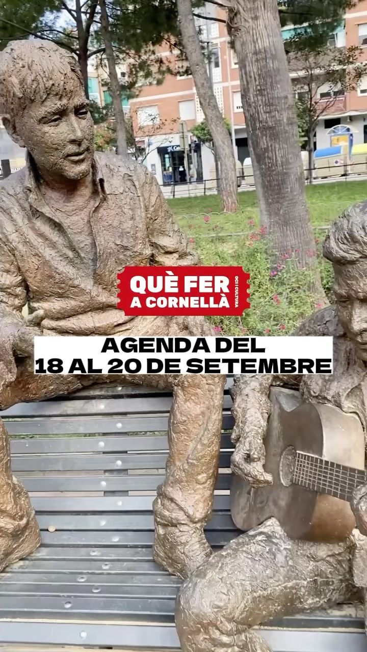 📝AGENDA de les activitats culturals i familiars a fer a #Cornellà del 18 al 20 de setembre!

#queferacornella #cornelladellobregat #cornella #ajuntamentcornella