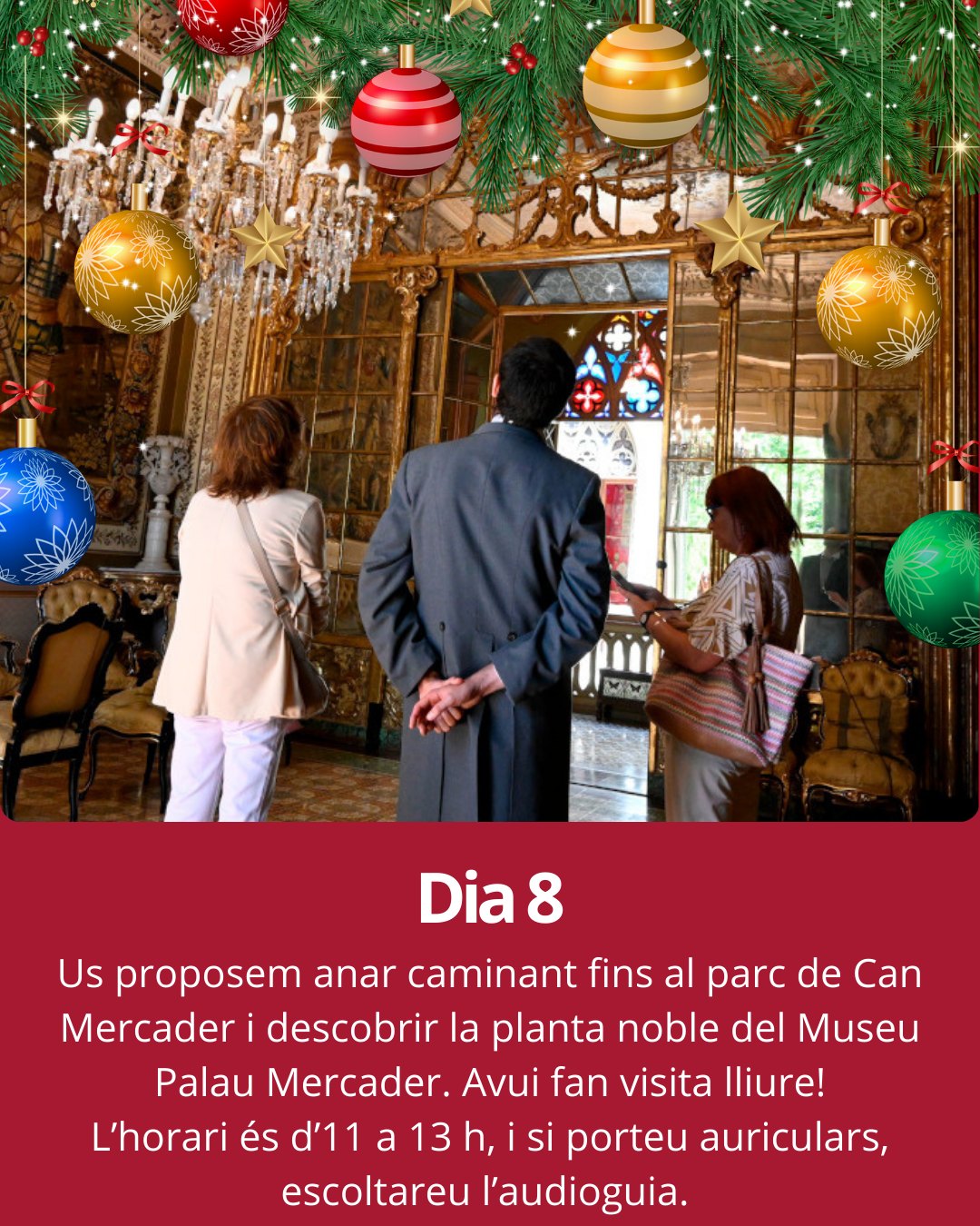 T'imagines com seria el dinar de Nadal en aquest gran Palau? 

#cornella #Cornellà #cornelladellobregat #Cornellàdellobregat #baixllobregat #ajuntamentcornella #queferacornella #nadalacornella #nadal2025 #calendariadventcornella