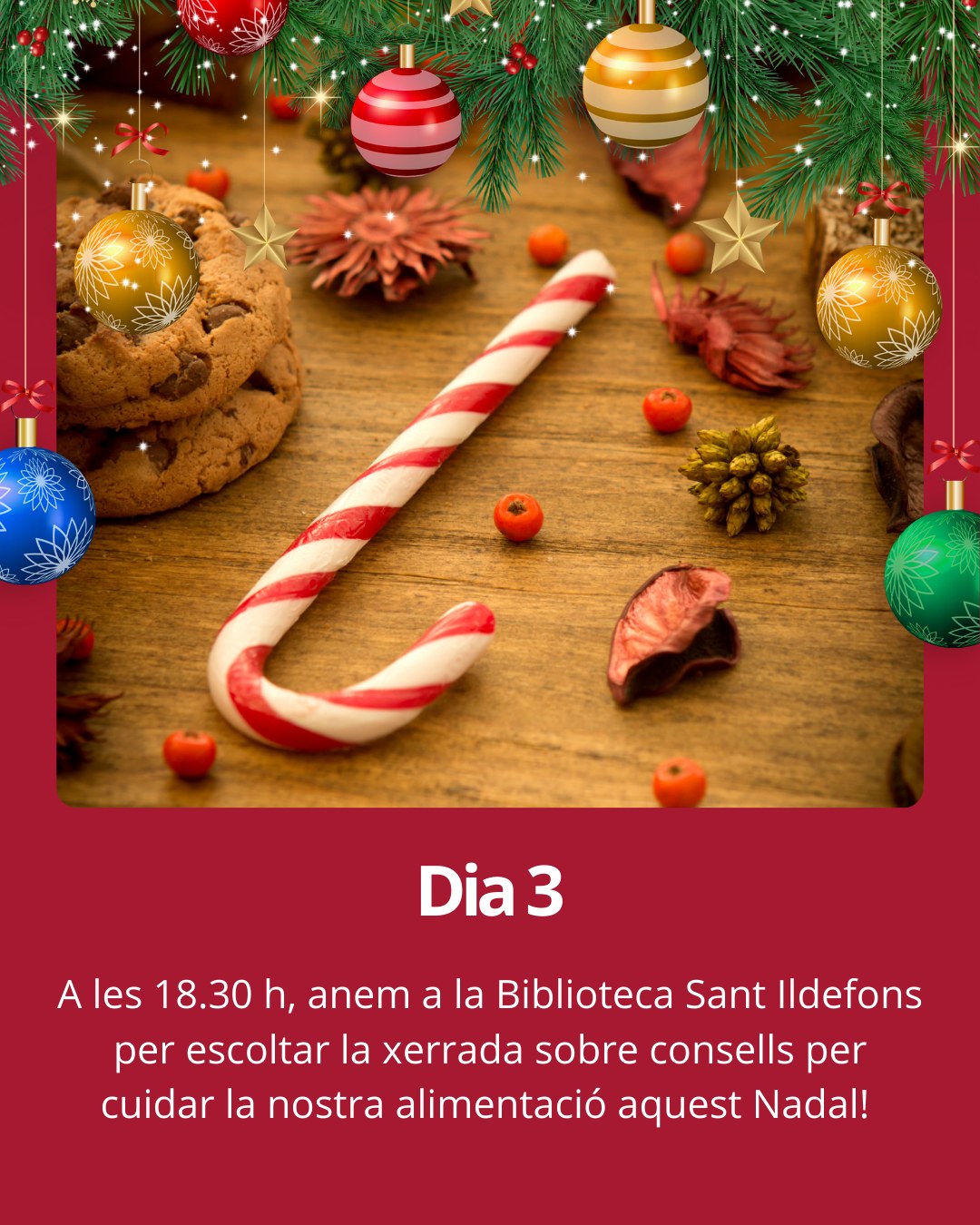 La salut és important sempre, també durant aques dates... 

#cornella #Cornellà #cornelladellobregat #Cornellàdellobregat #baixllobregat #ajuntamentcornella #queferacornella #nadalacornella #nadal2025 #calendariadventcornella