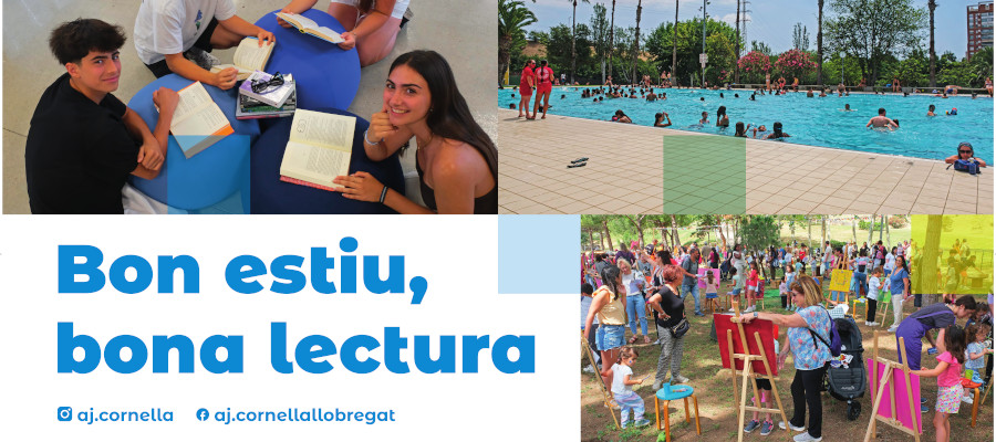 Bon estiu i bona lectura a Cornellà de Llobregat.