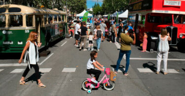 Festa de la mobilitat a Cornellà per celebrar la Setmana Europea de la Mobilitat.