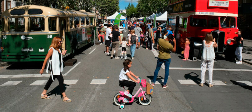 Festa de la mobilitat a Cornellà per celebrar la Setmana Europea de la Mobilitat.