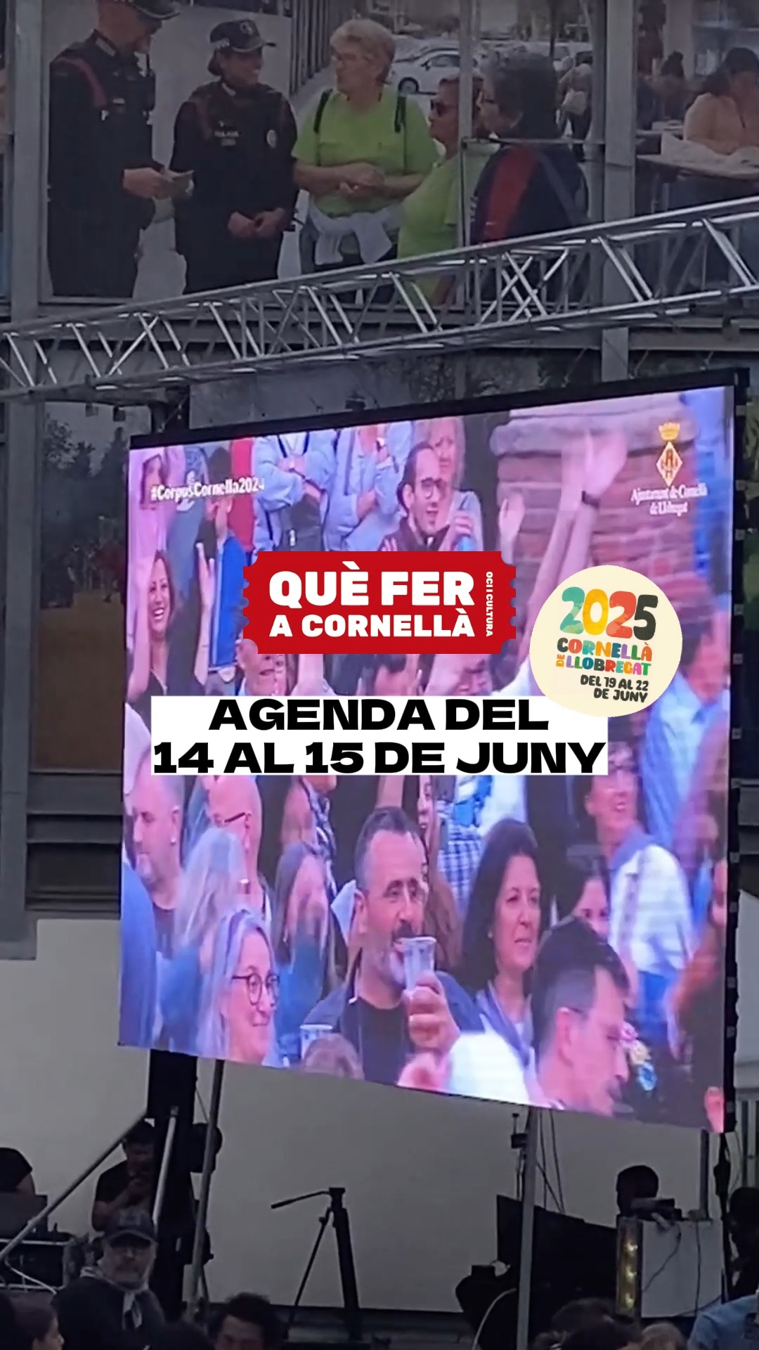 📝 AGENDA de les activitats culturals i familiars que fer a #Cornellà aquest cap de setmana! Aquest només un petit resum de toootes les activitats a fer, ja que el dissabte 14 de juny comença la programació del #CorpusCornella2025!! 

😙👀 Per veure totes les activitats de la festa major, fes clic a l'enllç del perfil ☝️

#cornellà #cornella #cornellàdellobregat #cornelladellobregat #ajuntamentcornella #queferacornella #culturacornella #queferenfamilia