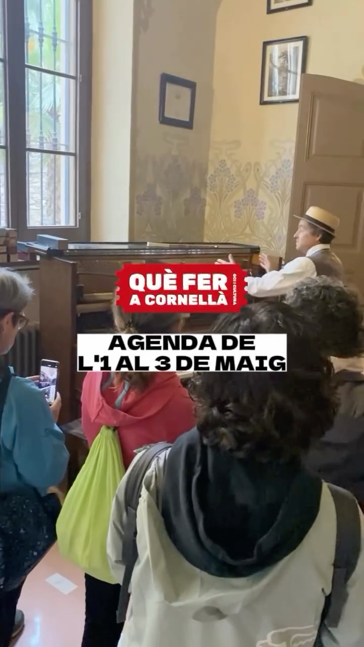 📝AGENDA de mes activitats culturals i familiars a fer a #Cornellà de l’1 al 3 de maig!!

#queferacornella #cornelladellobregat #cornella #ajuntamentdecornella